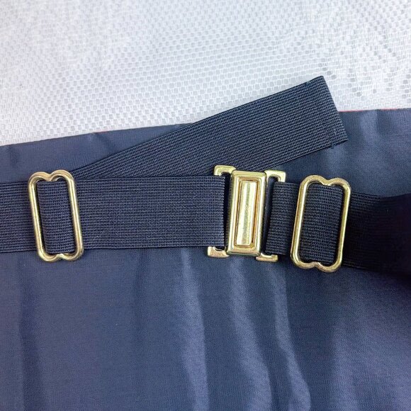 Men's Vintage Cummerbund Adolfo For Aetna Red Paisley Pattern - Picture 5 of 6